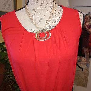 Kettlewell Scoop Top Large Red Summer Spring